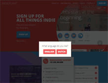 Tablet Screenshot of indieplant.com